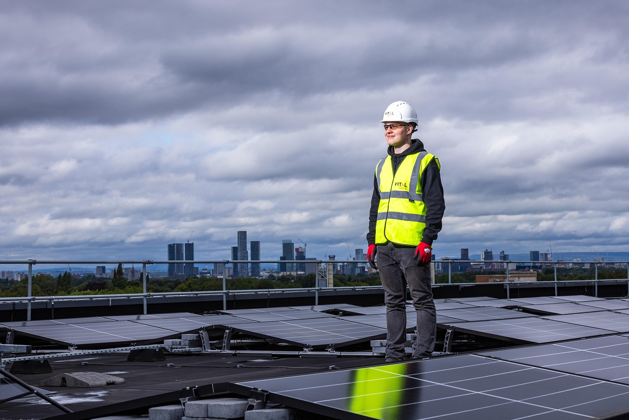 solar, panel, solar panels, solar energy, rooftop, man, worker, solar, solar, solar, solar, solar, solar panels, solar p