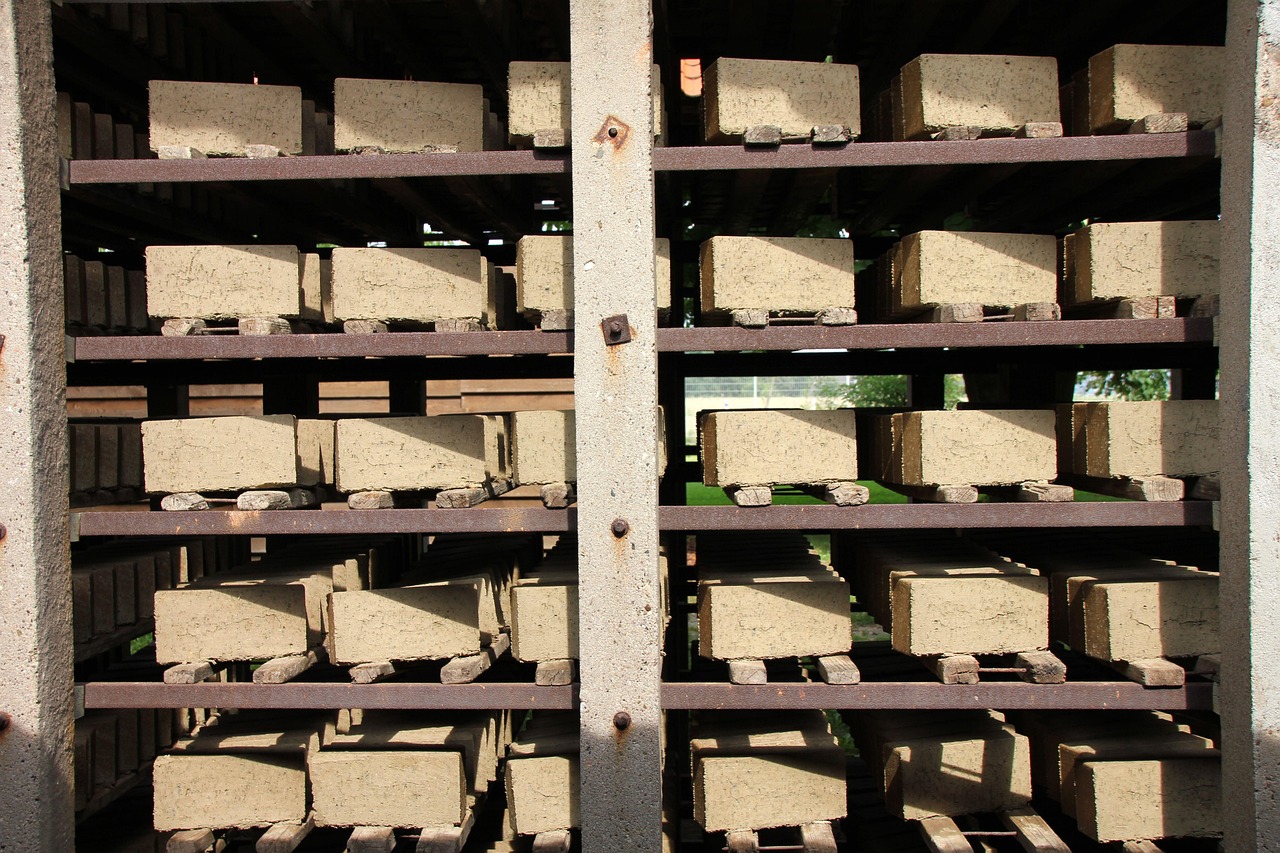 factory, warehouse, storage, brick, to build, drying, shelf, technology, brickyard, location, warehouse, warehouse, ware