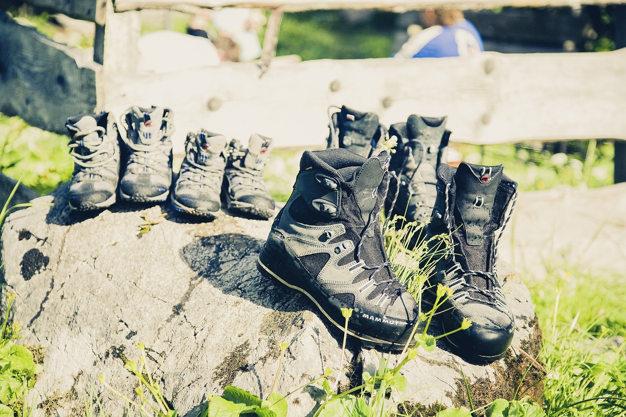 walking boots, hike, rockclimbing, outdoor, hiking boots, mountain hiking, leisure time, laces, waterproof, dirty